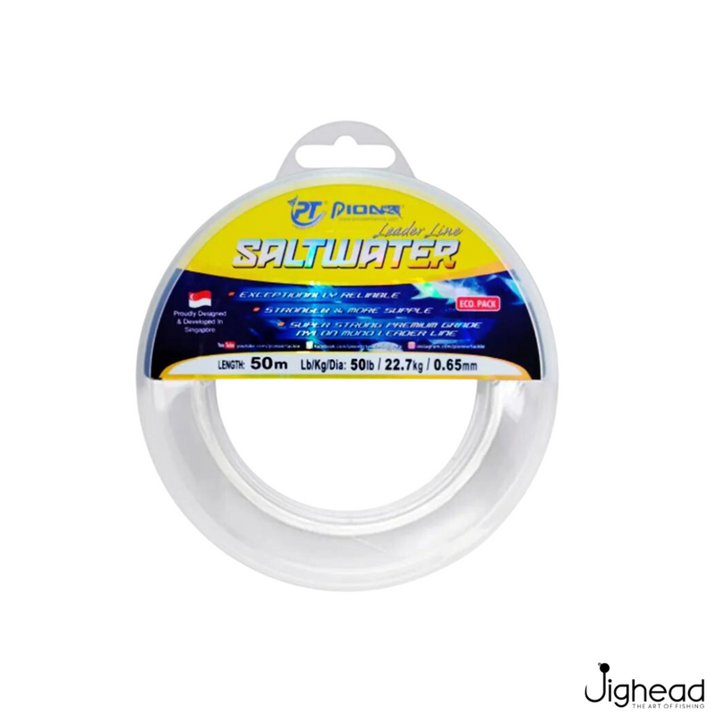 Pioneer Saltwater ECO Leader Line | 50M | 20lb -60lb