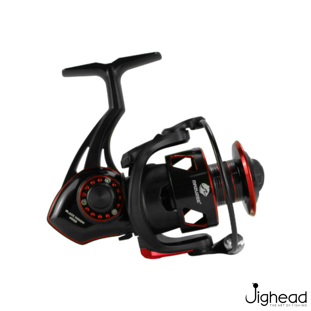 daiwa black widow reel 4000 Mazuzee Black Widow 4000 Spinning Reel – Jighead