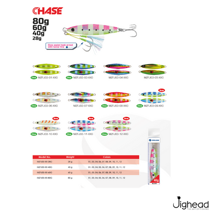 Mazuzee Chase Jig Lure | 28g-60g