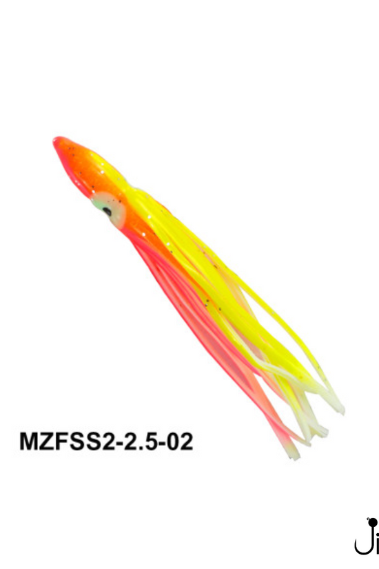 Mazuzee Squid Skirt Lure MZFSS-2-2.5 | 6.3cm | 5pcs
