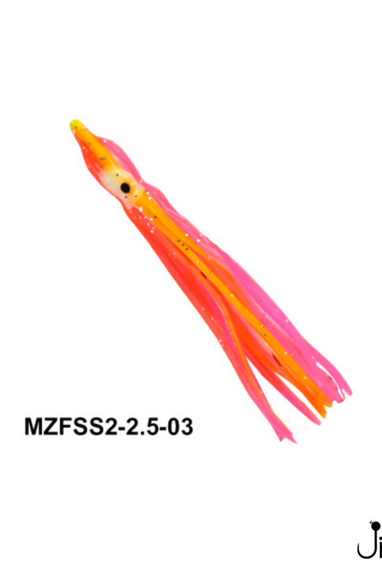 Mazuzee Squid Skirt Lure MZFSS-2-2.5 | 6.3cm | 5pcs