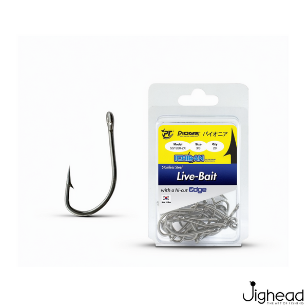 Pioneer Ichiban SS-1920 2X S/Steel Hooks | Size: 1/0-3/0