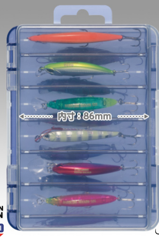 Meiho Reversible F-86 | 10 Compartments Tackle Box