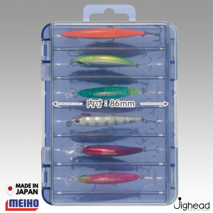 Meiho Reversible F-86 | 10 Compartments Tackle Box