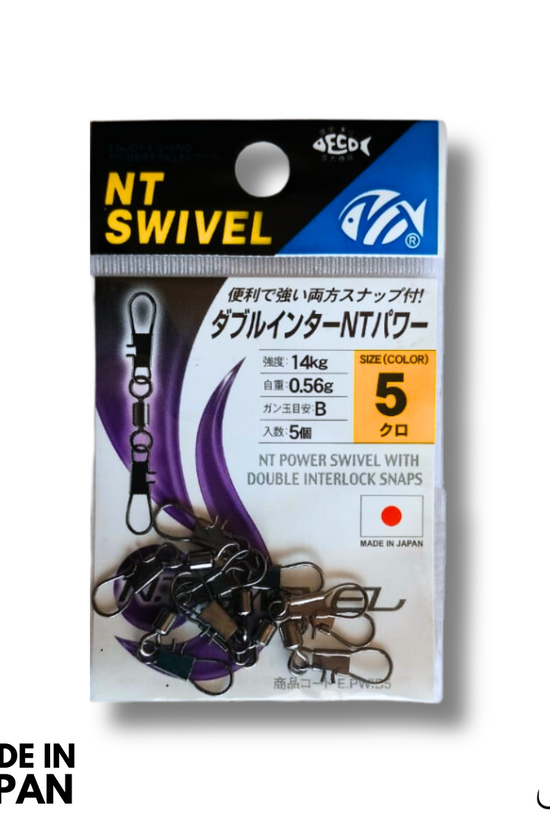 NT Power Swivel with Double Interlock Snaps | Size: 2-5