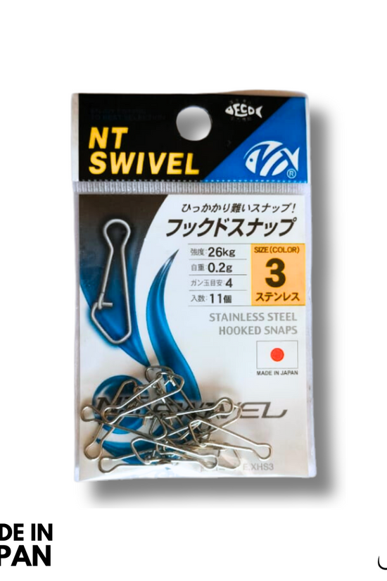 NT Stainless Steel Hooked Snaps | Size: 1-5