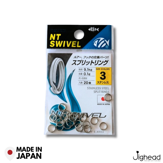 NT Stainless Steel Split Rings | Size: 1-5