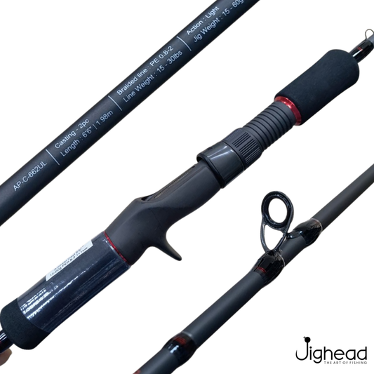 Okuma Air Power Over Head 6.6ft Baitcasting rod