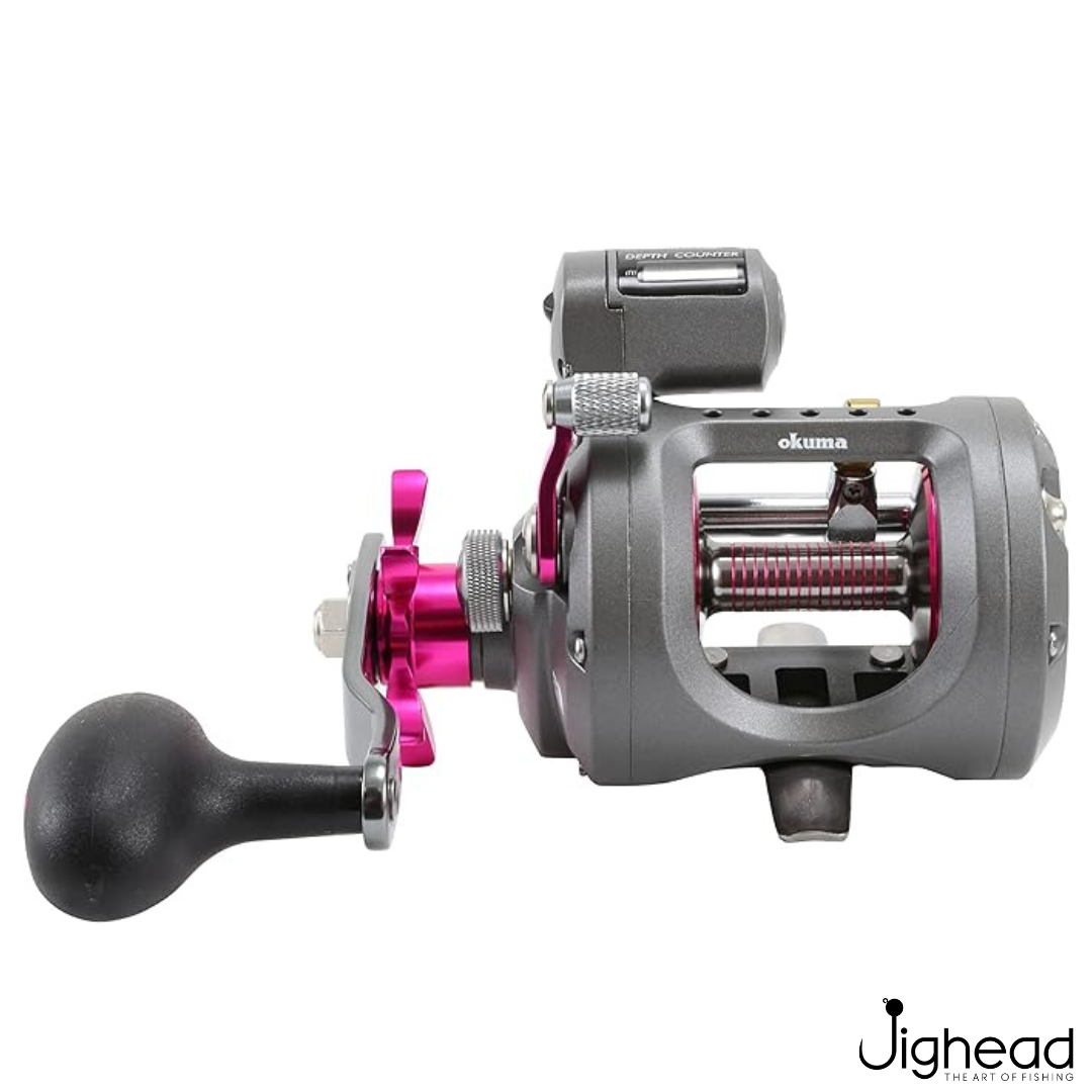 cold water wire line star drag line counter reel Okuma Coldwater Wireline High Speed CW-303DS Trolling : Sports & Outdoors reverse systems Okuma Cold Water Line Counters