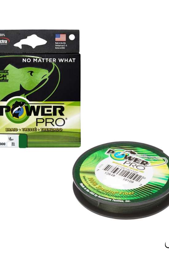 POWERPRO Braid Line| 300YDS | Moss Green