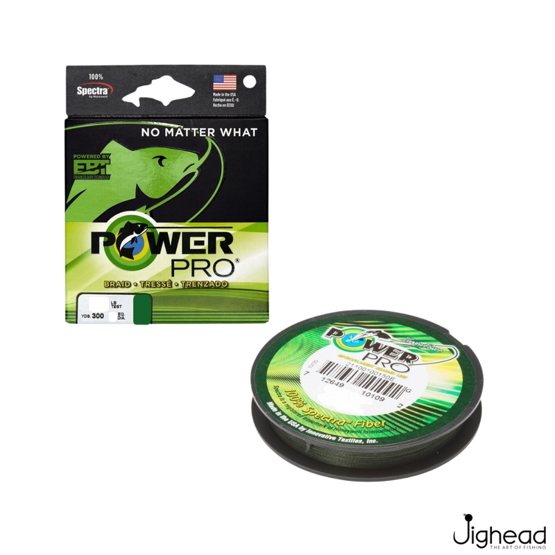 PowerPro Braided Spectra Fiber Microfilament Line 300 Yards Moss Green 10  lb • Price »