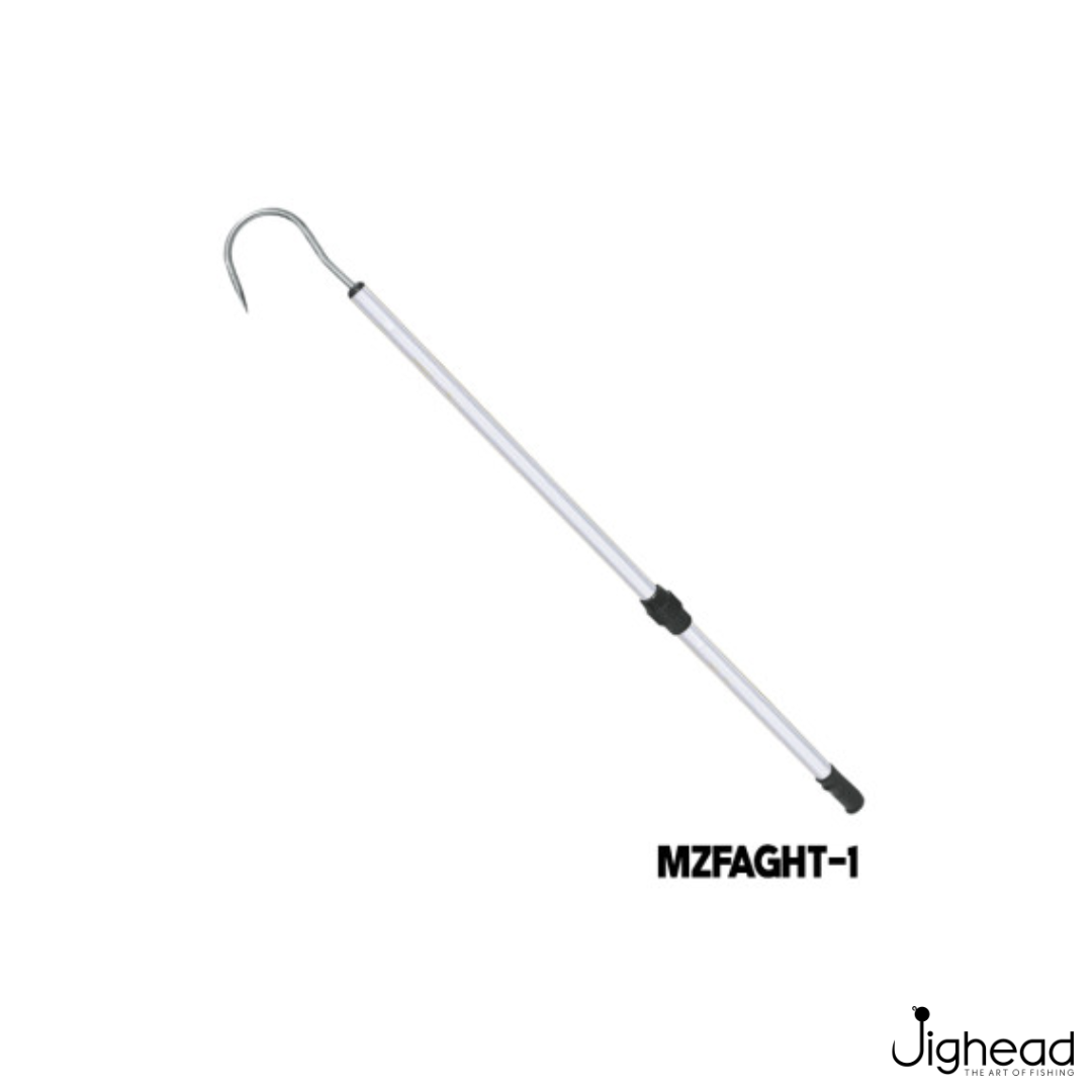 MAZUZEE - Telescopic Aluminum Gaff Hook - 120cm (Stainless Steel Hook)