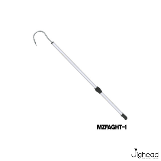 MAZUZEE - Telescopic Aluminum Gaff Hook - 120cm (Stainless Steel Hook)