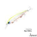 TSURINOYA 115S NYX Sinking Minnow Jerkbait | 115mm | 18.5g