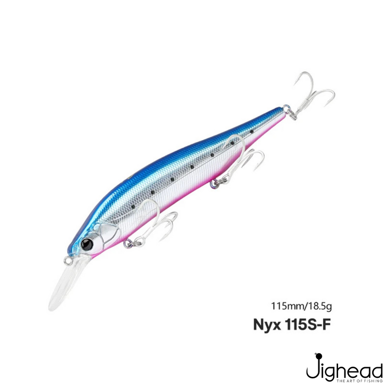 TSURINOYA 115S NYX Sinking Minnow Jerkbait | 115mm | 18.5g