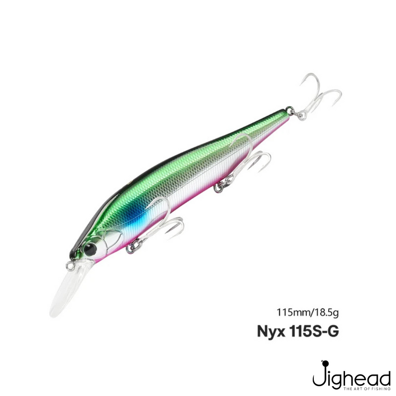 TSURINOYA 115S NYX Sinking Minnow Jerkbait | 115mm | 18.5g