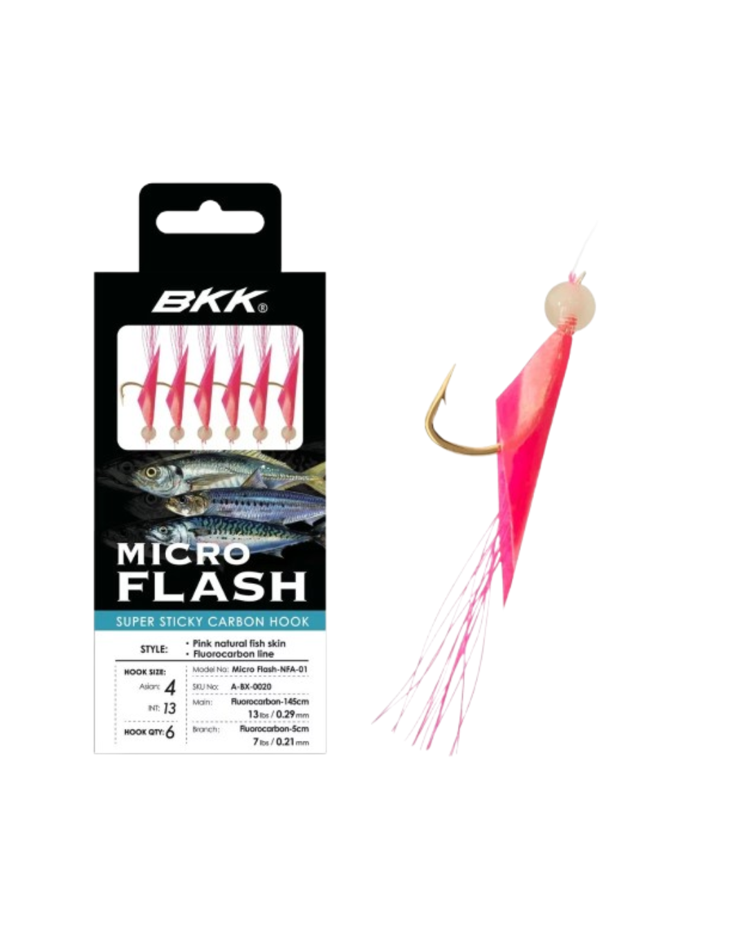 BKK Micro flash Sabiki Rig |#1-#10