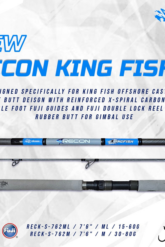 Okuma Reckon Kingfish 7.6ft Spinning Rod