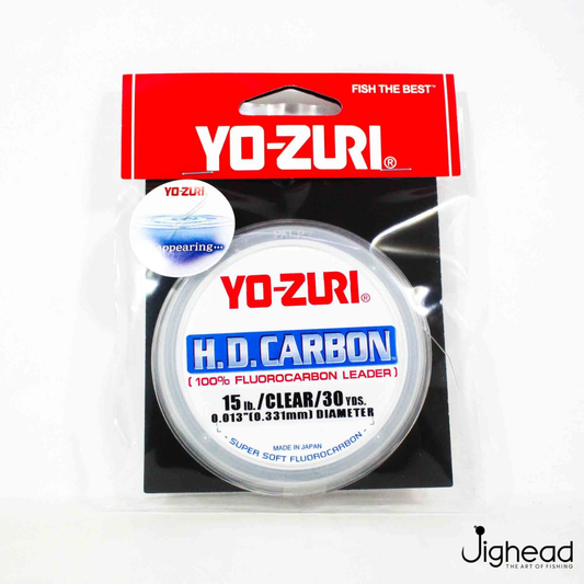 Yo-Zuri H.D. Carbon Fluorocarbon Leader  | 25lb-49lb