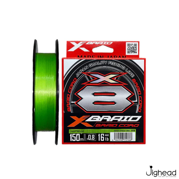 YGK X-Braid Cord X8 Braided Line | 150-300m