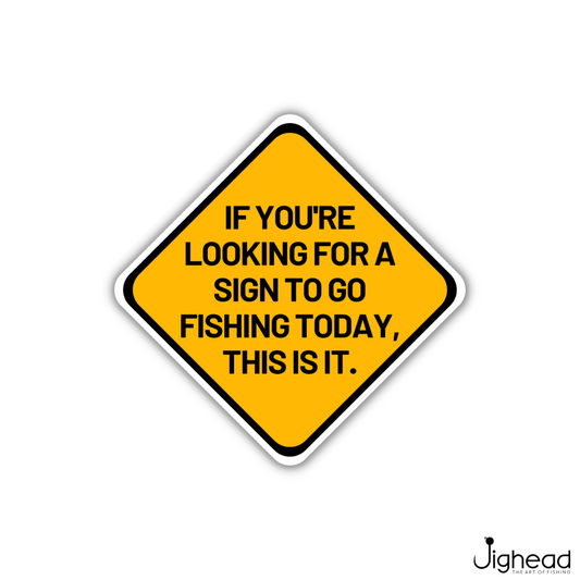 Wave Theory | Fishing Sign | Fridge Magnet