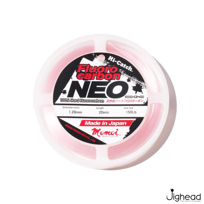 Momoi Hi-Catch Neo Fluoro Carbon Leader 20mtr | 80lb-100lb