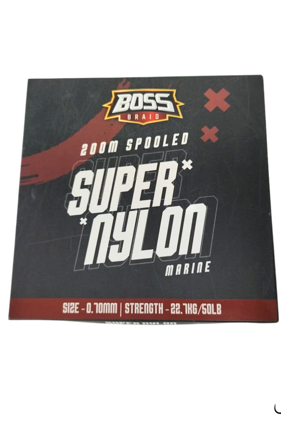 BossSuper Nylon Spooled Handline 200m | 0.30mm-0.70mm