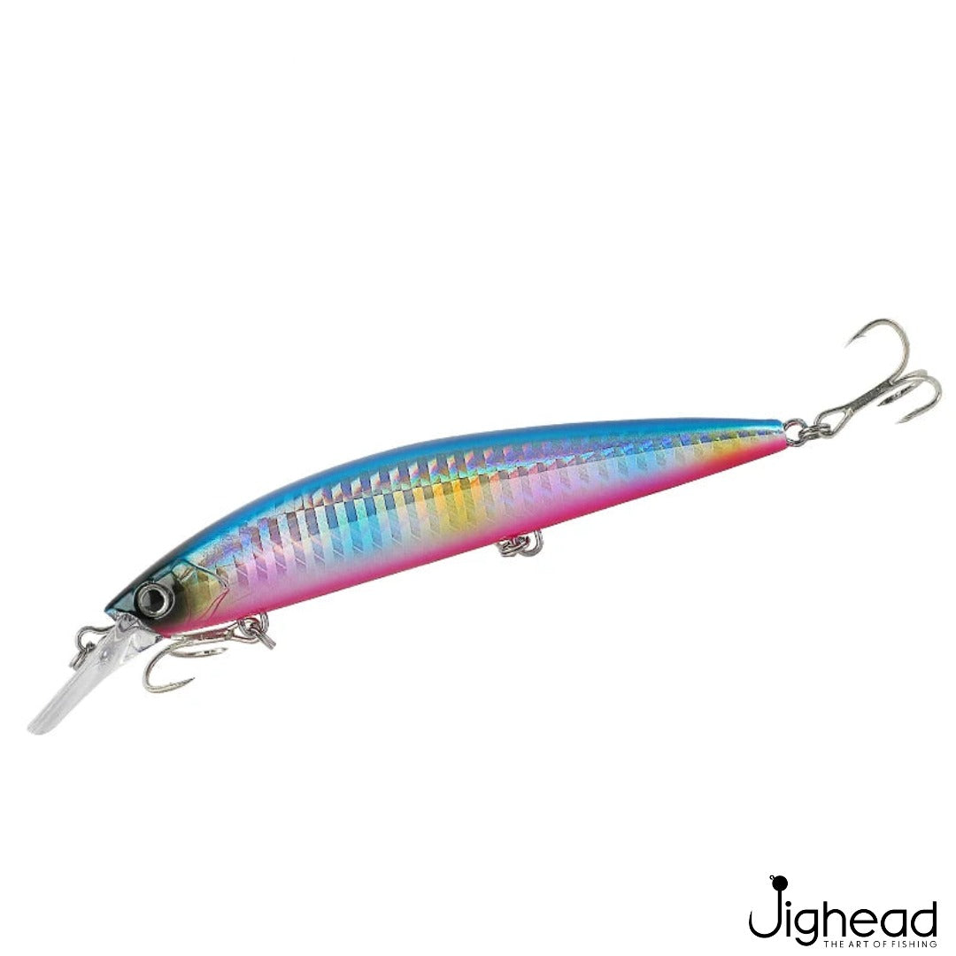 Fjord 110mm heavy minnow C2 - Blue Pink Holo