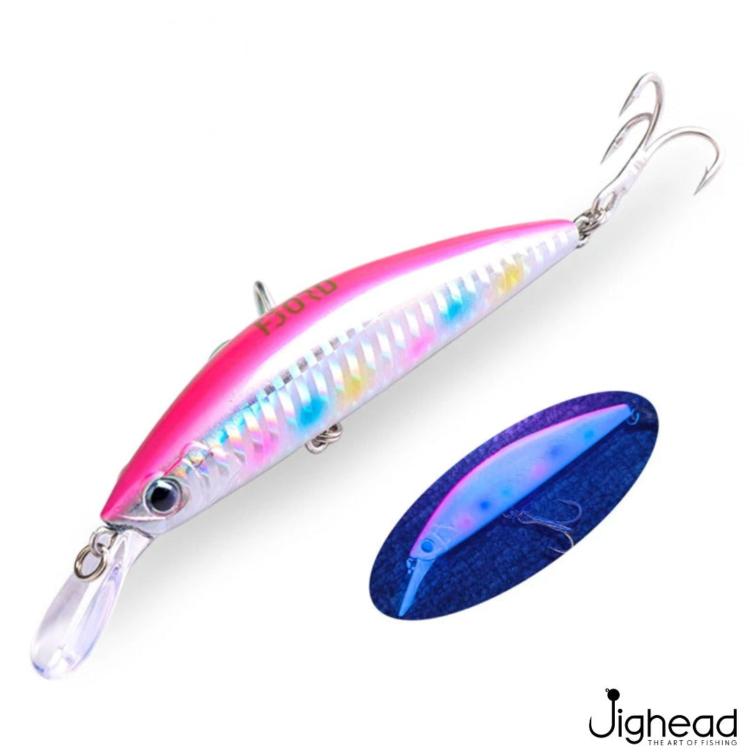 Fjord 90mm heavy minnow C9 - Pink Rainbow