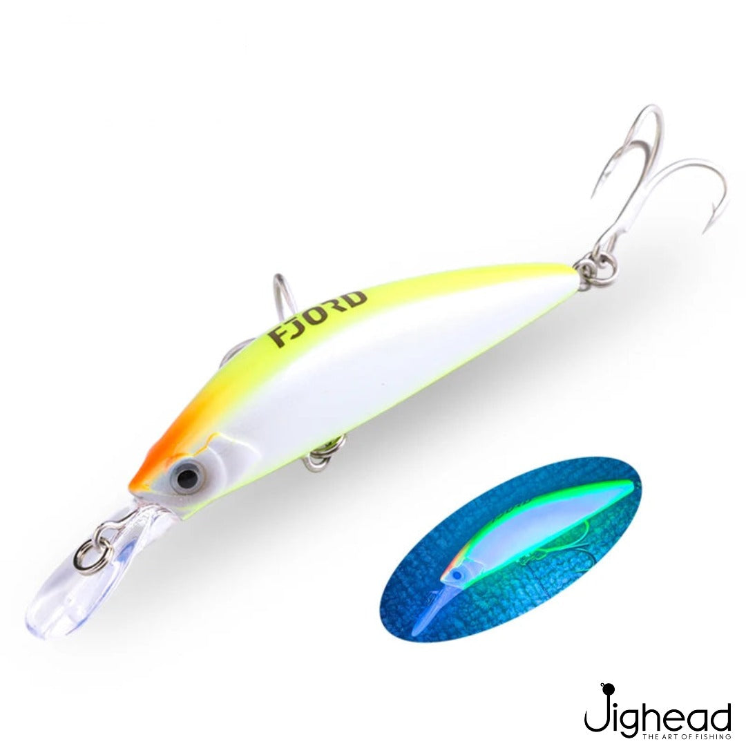 Fjord 70mm heavy minnow C3 - Chartreuse Glow