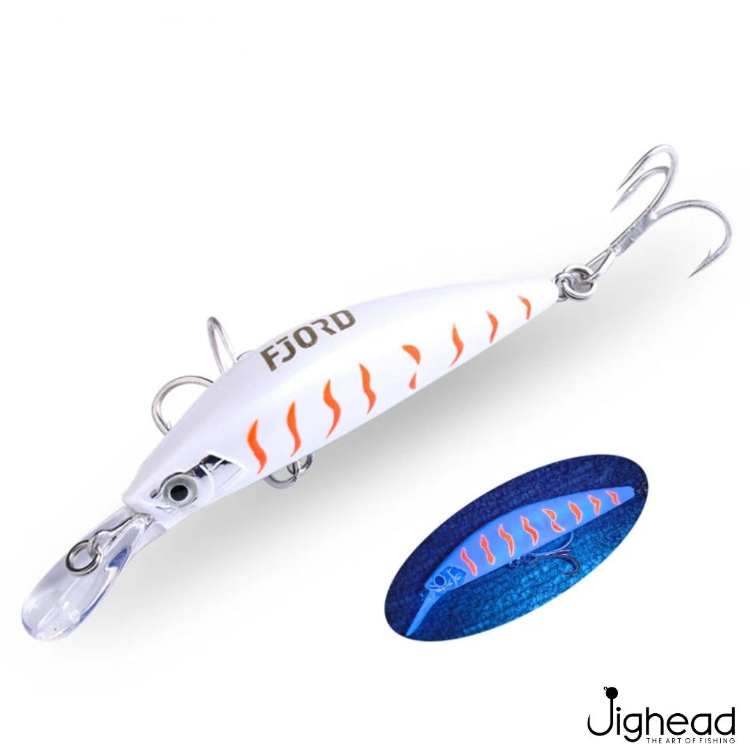 Fjord 70mm heavy minnow C5 - White Tiger