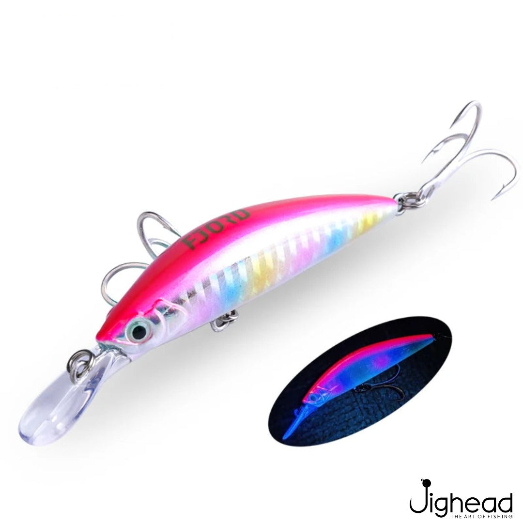 Fjord 70mm heavy minnow C9 - Pink Rainbow