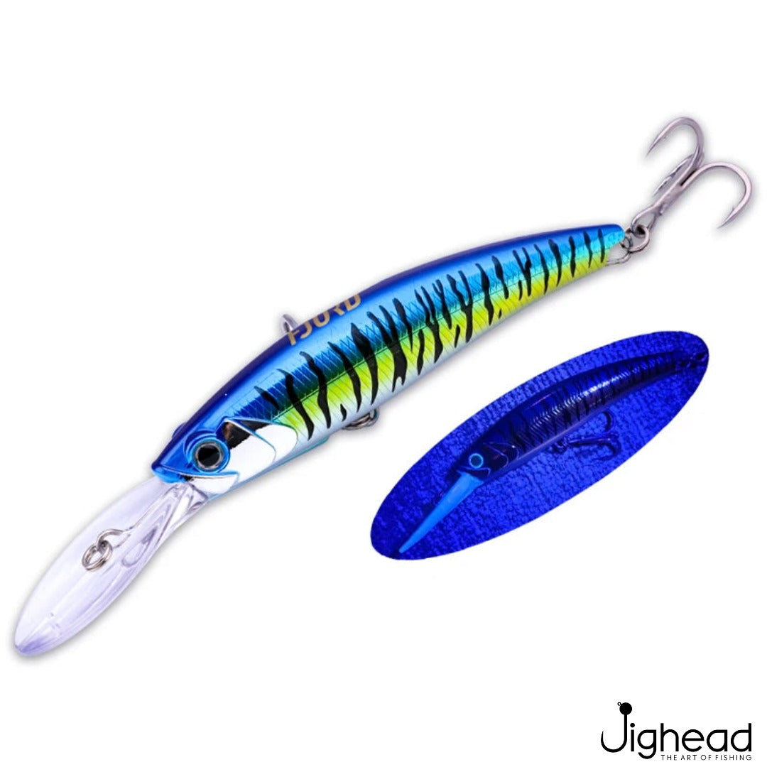 Fjord 120mm floating trolling minnow C7 - Mackerel