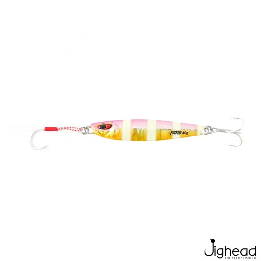 Fjord casting jig 1 - Pink Gold Zebra Glow
