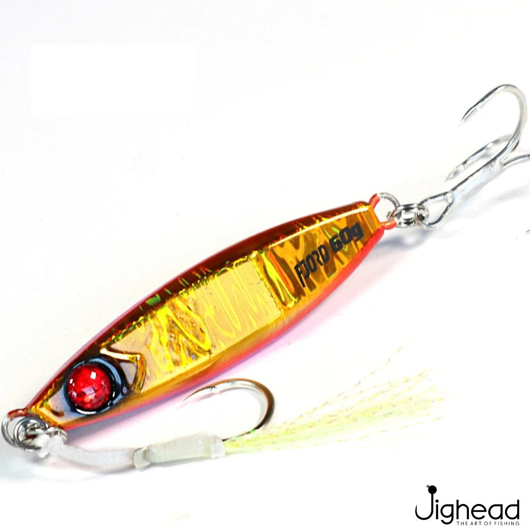 Fjord 40g slice jig 7 - Gold Red Head
