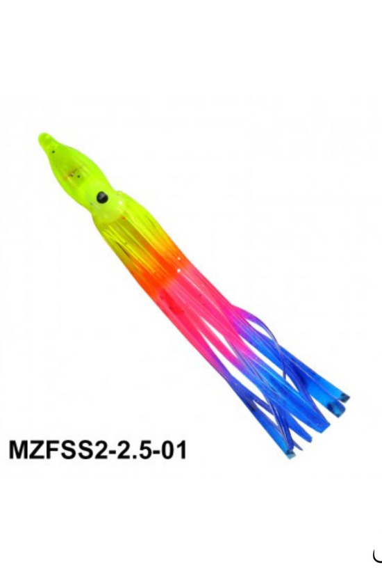 Mazuzee Squid Skirt Lure MZFSS-2-2.5 | 6.3cm | 5pcs