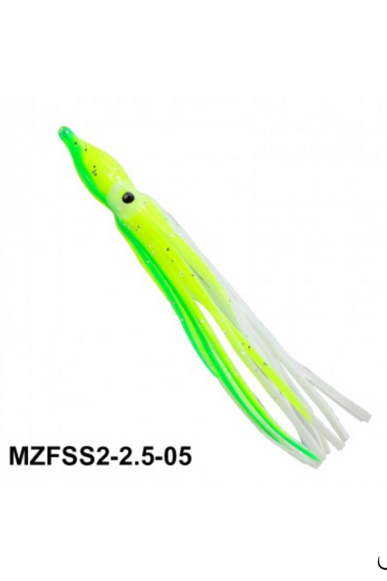 Mazuzee Squid Skirt Lure MZFSS-2-2.5 | 6.3cm | 5pcs
