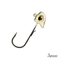 Zman Finesse Eyez Minnow Style Jigheads | Pearl | 3/0 | 3pcs/pack