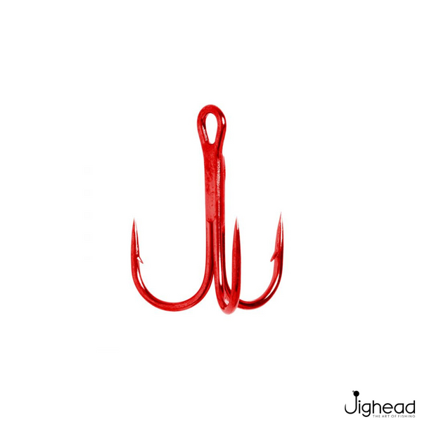 Eagle Claw 3x Treble Hook | Red