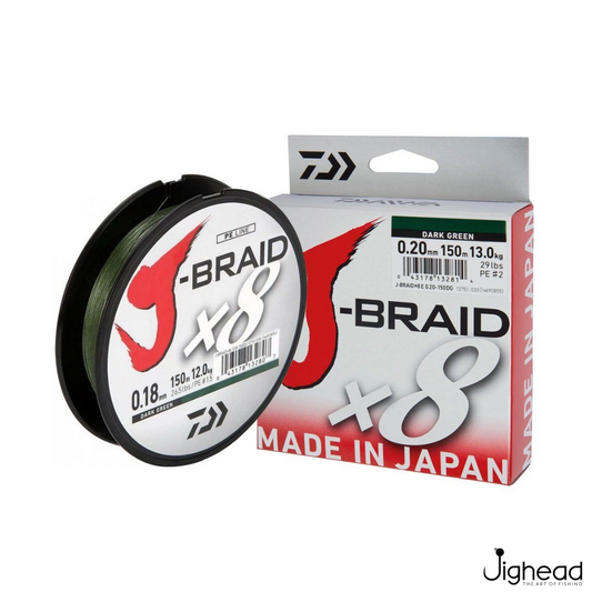 Daiwa J braid X8 | 0.10mm-0.22mm