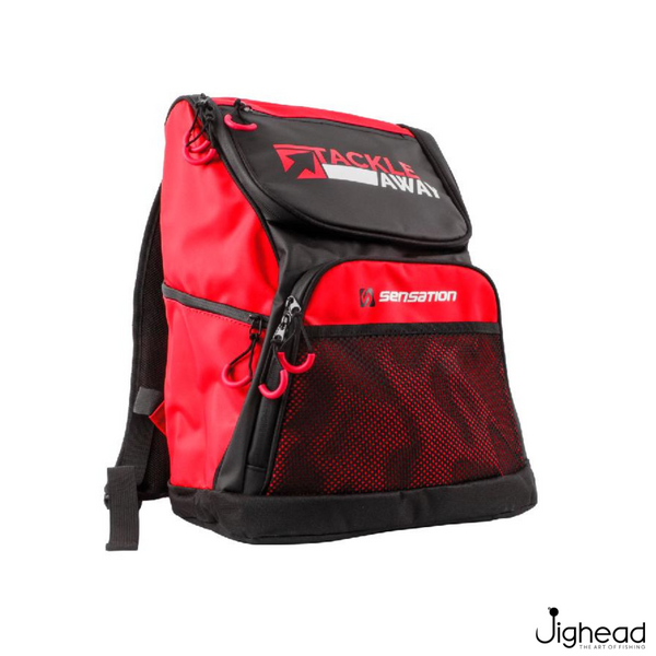 Sensation Tackle Away Backpack Rogue Red Rough Blue