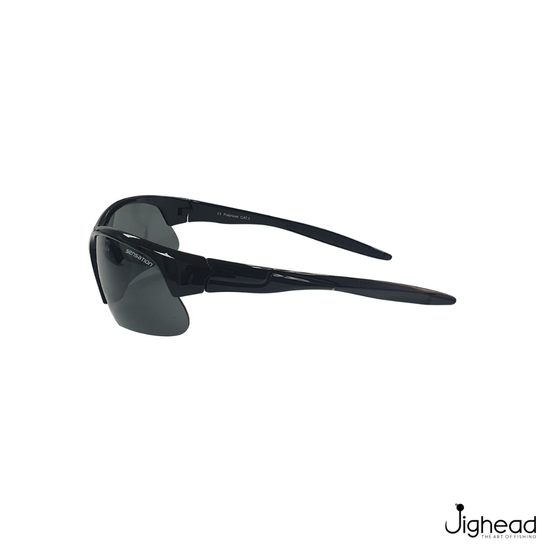 Sensation Equalizer Floating Polarized Sunglasses - Black