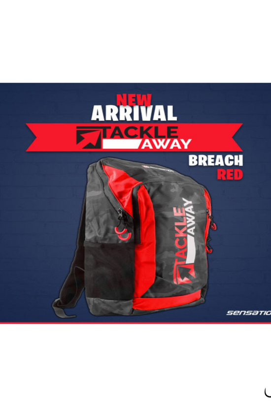 Sensation Tackle Away Backpack - Breach Red | Breach Blue