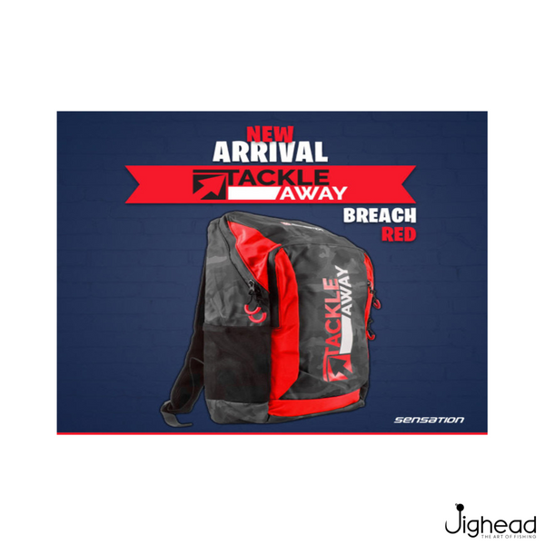 Sensation Tackle Away Backpack - Breach Red